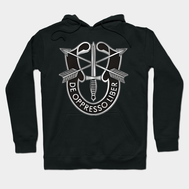 Special Forces DUI - Green Berets Hoodie by Desert Owl Designs